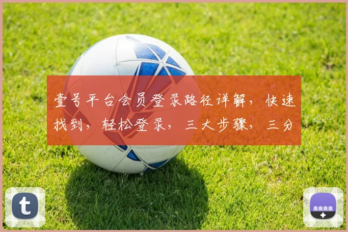 壹号平台会员登录路径详解，快速找到，轻松登录，三大步骤，三分钟搞定，必看